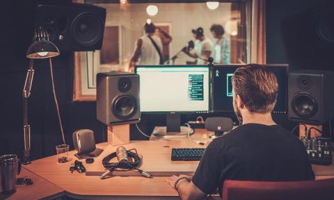 estudio para gravação de musica